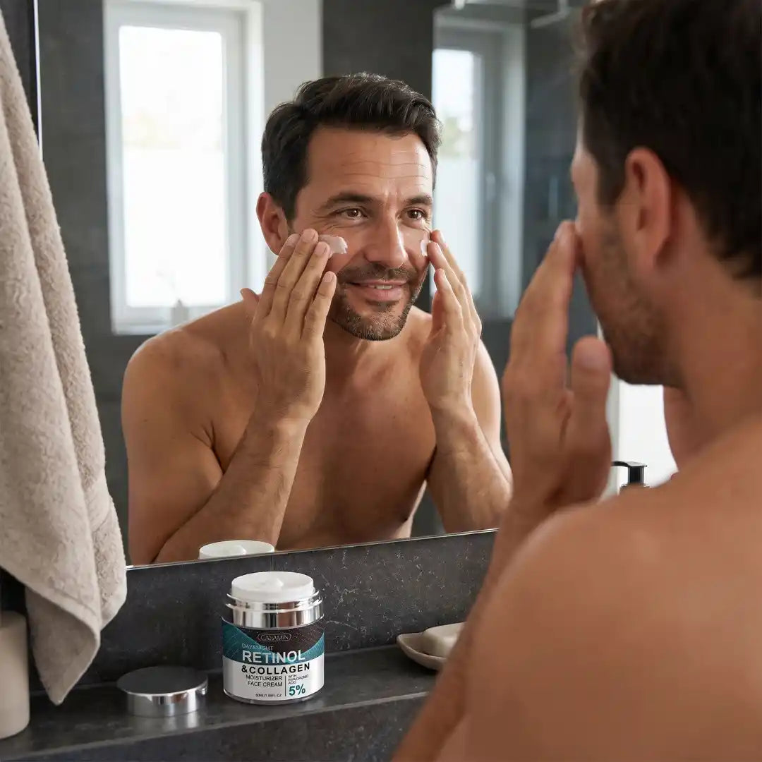 Advanced Men's Collagen Cream for Smoother-Looking Skin