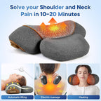 Electric Cervical Massage Pillow with Heating and Vibration